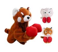 Plush Puppets - Interactive Boxing Doll with Extendable Arms - Kung Fu Animal | for Educational Role Play Storytelling Birthday Party Boys Girls 3 Years and up Kids