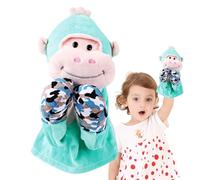Plush Puppets - Kung Fu Boxing Animal Hand Puppet with Sounds and Action | Stuffed Doll Educational Toy Plush Role Play Storytelling for Kids