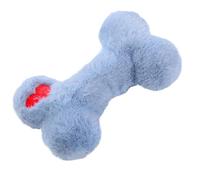Plush Puppy Chew Toy - Bone Shaped Vocal Toy | Plush Pet Toy with Bone Squeaker | Bone Shaped Voice Chew Toys
