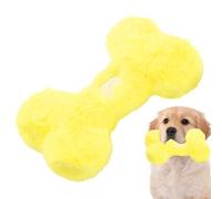 Plush Puppy Chew Toy - Soft Dog Bone Toy, Bite Resistant Plush Pet Bone, Squeaky Chew Stick, Portable Small Dog, Interactive Puppy Game, Indoor Canine