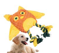 Plush Puppy Chew Toy - Squeaky Owl, Durable Dog Toy, Interactive Pet Device, Attack Breed Chew Accessories, Training Play, Soft Sound Toy, Cute Charming Plush, Fun Play Tool | Dogs