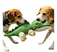 Plush Puppy Chew Toys Crocodile Soft Interactive Stuffed Animal | Stimulating Dog Toys for Travel Beach Park Yard Bedroom Garden Indoor Outdoor Play Training Family Time
