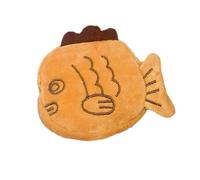 Plush Purse,Comfortable Soft Plush Wallet Pouch,Cute Taiyaki Plush Bag,Lightweight Portable Small Plush Change Wallet Data Cable Storage Pouch for Outdoor