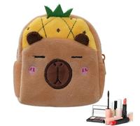 Plush Purses - 1 Inch Capybara Purse Reliable Purse Made of Cute Cartoon Material, Soft Capybara Mini Bag with Zipper | Encourage Kids to Save Money, Yellow, see description, See description