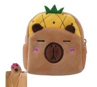 Plush Purses - for 1 Inch Capybara Themed Cash, Cute Cartoon Material Reliable Wallet, Mini Soft with Snail Zipper | Encourage aho, Yellow, Consulte la descripción, See description