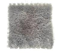Plush Puzzle Foam Floor Mat 10 PCS Plush Foam Floor Mat Square Interlocking Carpet Tiles with Border Fluffy Climbing Area Rugs for Home(Grey)