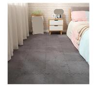 Plush Puzzle Foam Floor Mat 60pcs Soft Plush Mat EVA Foam Carpet Interlocking Exercise Tiles Floor And Rug 30 * 30 CM(Grey)