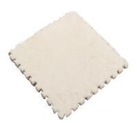 Plush Puzzle Mat Soft Plush Floor Mat Room Warm Carpet Interlocking Sport Tiles for Living and Bedroom(Color 1,9PCS)