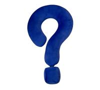 Plush Question Mark Toy, Soft Stuffed Cartoon Doll, Fun and Unique Plush Toy for Home Decor and Play