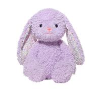 Plush Rabbit Bunny Teddy 38cm - Super Soft Cuddly Toy - Seated Stuffed Animal, Suitable from Birth - Great Gift for Kids & Adults for All Occasions (Purple)
