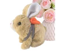 Plush Rabbit Doll - Cuddly Animal Figure for Children | Smooth Textile Material with Flexible Body, Comfort Focused Shape, Ideal for Sleep Support, Story Time, Room Display Holiday Present 6.69 in