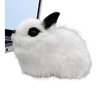 Plush Rabbit Doll | Realistic Plush Rabbit Tabletop Model | Stuffed Animal Bunny Doll, Collectible Home Decoration for Kid Teens Adults Women Men