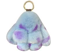 Plush Rabbit Key Ring, 10 cm Soft Bunny Pendant, Mini Pom Poms Lazy Rabbit Keychain, Handbag Car Key Decoration, a, Siehe Beschreibung