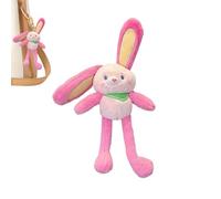 Plush Rabbit Pull The Rabbit, 11 Inch Expandable Rabbit Pendant - Hanging LABBIT Bears and Lags STOFTABLE, Hand Cover for Bags and Keys