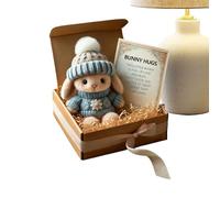 Plush Rabbit Toy, Cuddle Bunny Figure, Mini Stuffed Bunny Doll with Soft Touch, Cloth Animal Toys with Compact Size, Comfort Toy Category for Daily Display, Rabbit Plush for Indoor Play Holiday