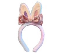 Plush Rabbits Ears Headbands for Children Gentle Cotton Blend Hair Clip with Secure Grip for Active Kids Animal Ear Hair Clip for Girls