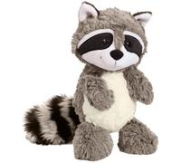 Plush Raccoon Stuffed Animal Soft Toy Cuddly Figure for Kids and Adults Realistic Design Huggable Plush Doll for Home or Office A01 One Size