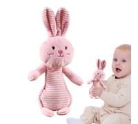 Plush Rattle - Stuffed Animal Rattle Toys, Soft Sensory Grab Shaker, Cute Rabbit, Bear, Duck Shape Hand Grip Toy for, Nursery Home Travel Playtime Shower Gift