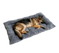 Plush Rectangular Dog Bed Mat for Small Medium Large Pets,gris,2XL | Multifunctional rectangular mat doubles as a crate pad, sofa cover, or travel bed for indoor cats and dogs