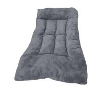 Plush Rectangular Dog Bed Mat for Small Medium Large Pets,gris,L | Multifunctional rectangular mat doubles as a crate pad, sofa cover, or travel bed for indoor cats and dogs