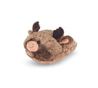 Plush Reindeer Foot Warmer Kids/Adults Animal Slipper Cuddly Cushion One Size