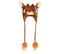 Plush Reindeer Hat