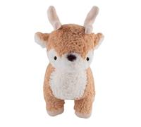 Plush Reindeer - Model Collection Cute Reindeer, 9.8 Inch Soft Doll Figure, Plush Caribu with Horns, Collectible Model for Adults, Girls Boys, Birthday, Decor