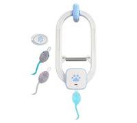 Plush Retractable Door Clip Set - ABS Electronic Toy With 1m And Ropes | Cute Plush Accessories Clip 3.54x5.71 Inches, For Kids Home Office Entertainment Play And Storage Door Clips