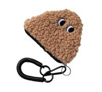 Plush rice ball change bag for daily use, Light brown