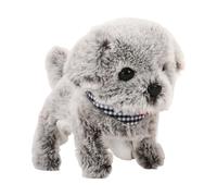 Plush Robot Puppy - Realistic Interactive, Walking Barking Toy Dog | Simulation Stuffed Puppy, Game and Educational Entertainment | Boys Girls Home Travel Children's Room Living Room Sleeping Comb
