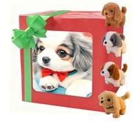 Plush Robot Puppy Realistic Robot Dogs that Acts Like a Real Dog for Pet Lovers,can Walking Barking Tail Wagging B