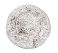 Plush Round Pet Bed, Soft Calming Dog Bed for Small Pets, Fluffy Cozy Mattress Cushion for Puppies and Kittens