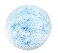 Plush Round Pet Bed, Soft Calming Dog Bed for Small Pets, Fluffy Cozy Mattress Cushion for Puppies and Kittens
