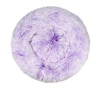 Plush Round Pet Bed, Soft Calming Dog Bed for Small Pets, Fluffy Cozy Mattress Cushion for Puppies and Kittens
