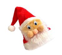 Plush Santa Claus Hat for Adults, Thickened Festive Xmas Headwear | Christmas Hat for Adults, Soft Winter Warm Cap