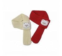 Plush Scarf Christmas New Year Accessories Pet Supplies Winter Warm Red Cat Christmas Limited Edition (Pure Beige White, Scarf Size [5 * 35cm] 1.0-5kg)