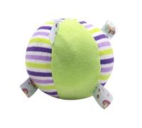 Plush Sensory Ball - 5 Inch Colorful Soft Balls, Built In Bell Tactile Toy, Visual Audio Stimulation Sphere | Early Learning Exploration For Home Play Activities Indoor Use Environment Safe