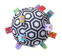 Plush Sensory Ball - Sensory Ball Soft Fabric, Plush Toy | High Contrast Ribbon Day Ball for Early Learning, Fine Motor Skills, Sensory Development, Children's Toy for Babies 0-12 Months