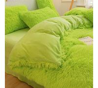 Plush Shaggy Duvet Cover Set Full Size,4 Pieces,Fleece Comforter Cover Ultra Soft Warm Fuzzy Quilt Cover With Zipper Closure,Luxury Velvet Bedding Sets