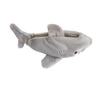 Plush Shark Pencil Case, Large Capacity Multi-Functional Pencil Bag | Animal Stationery Storage Bag with Zipper for Backpack Eraser Ruler Scissors Binder