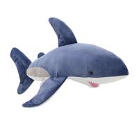 Plush Shark Soft Toy Blue White 150x70cm Polyester Cotton Giant Cuddly SuperSoft