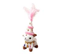 Plush Sheep with Necklace and Hat Toy Cute 35cm | Lamb for Birthday, Living Room, Bedroom, Sofa, Shelf, Nightstand, Office
