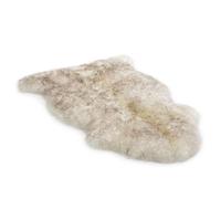 Plush Sheepskin Floor Rug - Thick Soft Long Wool for Bedroom, Living Room & Nursery - Hypoallergenic, Durable, Cozy, Temperature-Regulating, Luxurious Comfort for Home Use - Single/Wolf Tip