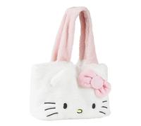 Plush Shopping Bag Cerda Hello Kitty Blanc 30x37x8 cm