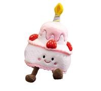 Plush Singing Cake - Musical Birthday Cake Toy, Plush Singing Cake Pillow | Musical Birthday Soft Plush Toy, Cake Shape with Jo Song