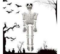Plush Skull Scary Skeleton White Bone