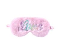 Plush Sleeping Eye Soft Sleeping Blindfold Eye Cover Comfortable Faux Fur Sleeping Mask for Adults Kids Travel Nap Sleeping A5LOVEMRYZ