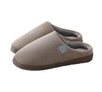Plush Slip On Slippers Women House Slippers Womens Winter Ntislip Cosy Slipper WinterSlipper Home Use Flannel House Shoes Wear The Fluffy Slipper Outside Wide Fitting Shoes Coffee