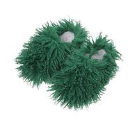 Plush Slippers Women Womens Furry Slippers Anti-Slip House Shoes Breathable Memory Foam Slipper Warm Lightweight Slipper Comfy Mule Sliders Indoor Outdoor Slides Fluffy Closed Toe Slides For Ladies