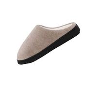 Plush Slippers Women's Retro, Memory Foam, Comfortable, Soft, Fluffy, Lightweight, Cosy Sheep, Open, Warm with Fur Lined Slippers, Exquisite Slides, Indoor Open Slippers, khaki, 2/2.5 UK